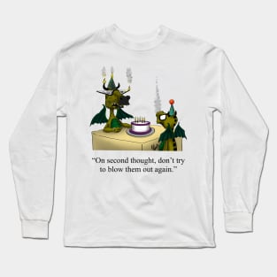 Funny Spectickles Dragon Birthday Humor Long Sleeve T-Shirt